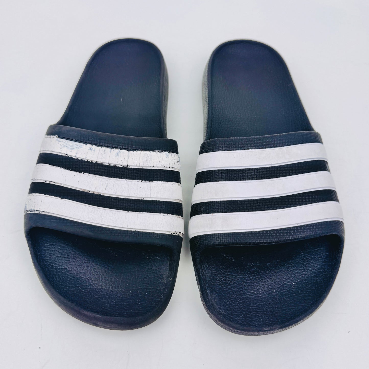Adidas Adilette Black Slides (Size 38/39)