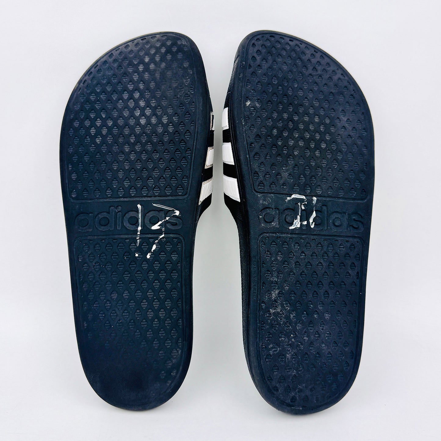 Adidas Adilette Black Slides (Size 38/39)
