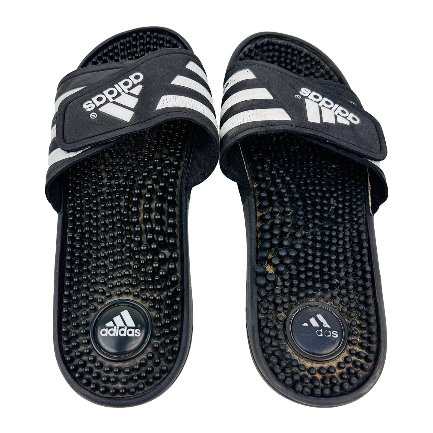Adidas Adissage Black Slides (Size 40.5) - 087609