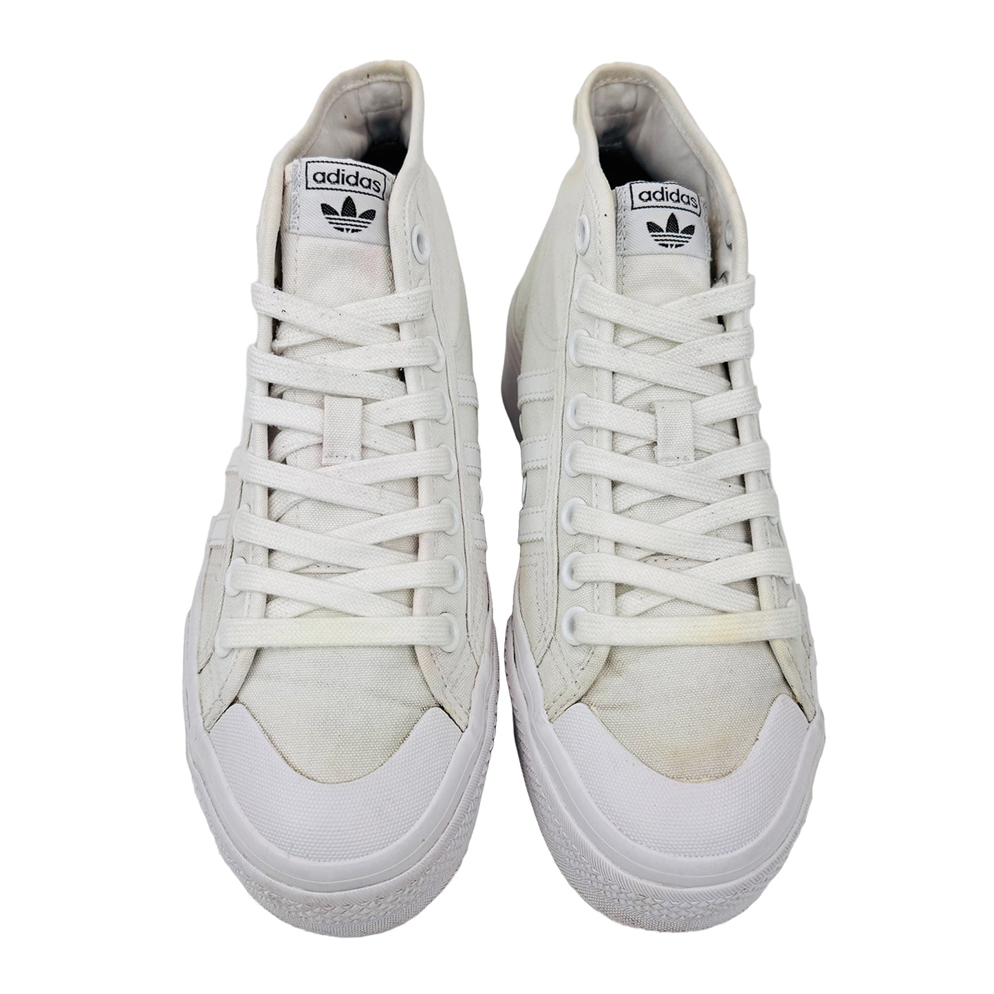 Adidas Nizza Platform Mid White Shoes (Size 38.5) - FY2782