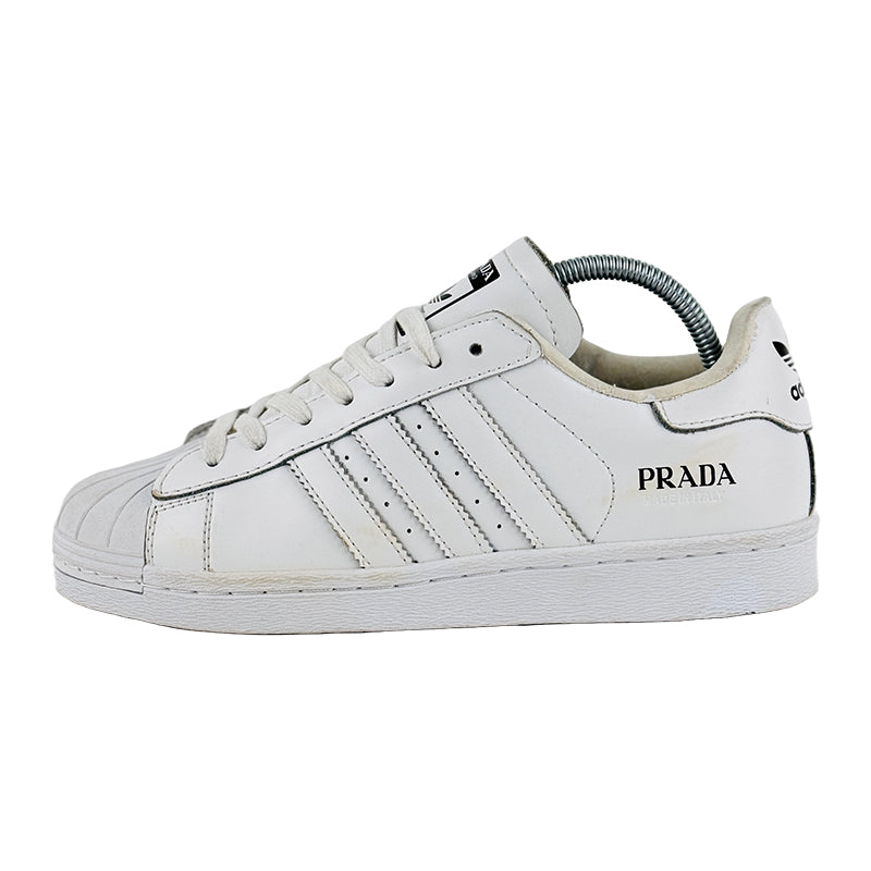 Adidas Prada X Superstar White Sneaker Shoes (Size 40) - FW6683