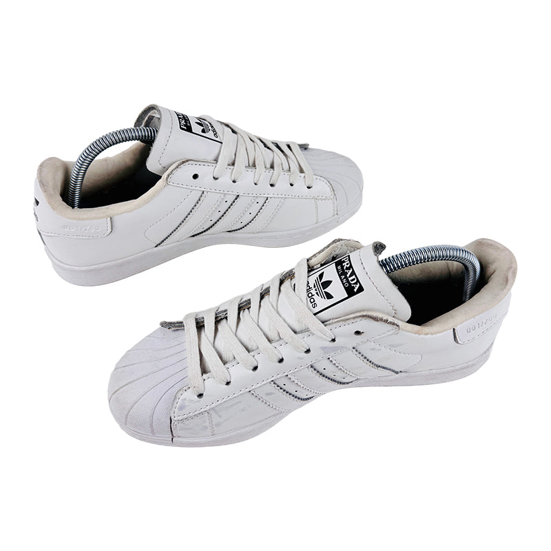 Adidas Prada X Superstar White Sneaker Shoes (Size 40) - FW6683