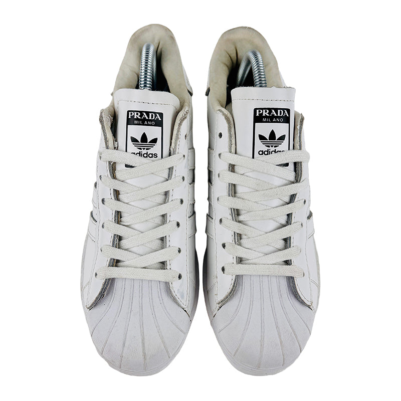 Adidas Prada X Superstar White Sneaker Shoes (Size 40) - FW6683