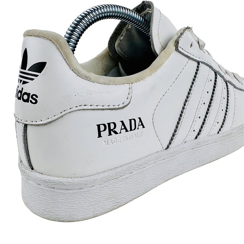 Adidas Prada X Superstar White Sneaker Shoes (Size 40) - FW6683