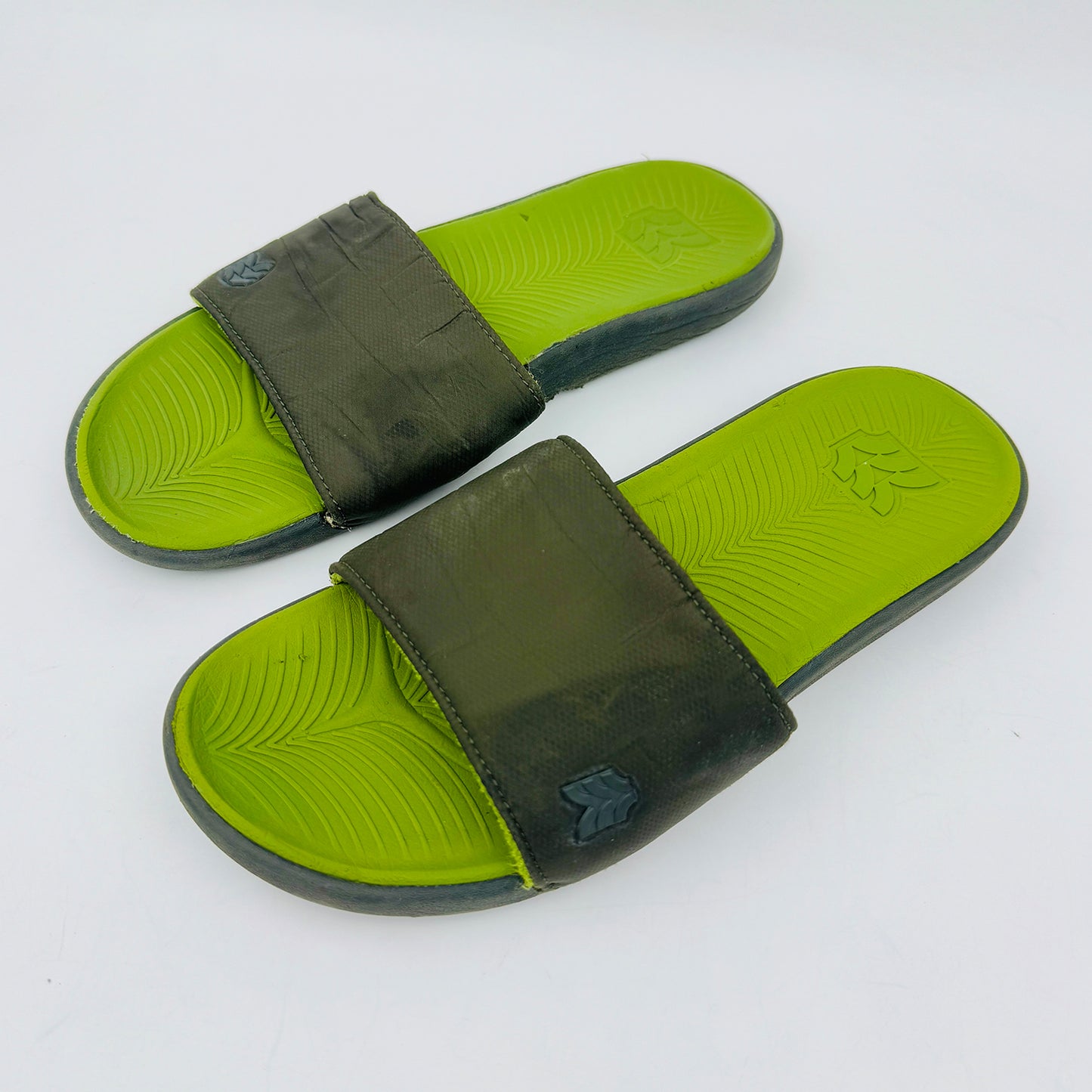 All In Motion Cypress Green Slides  (Size 38/39)