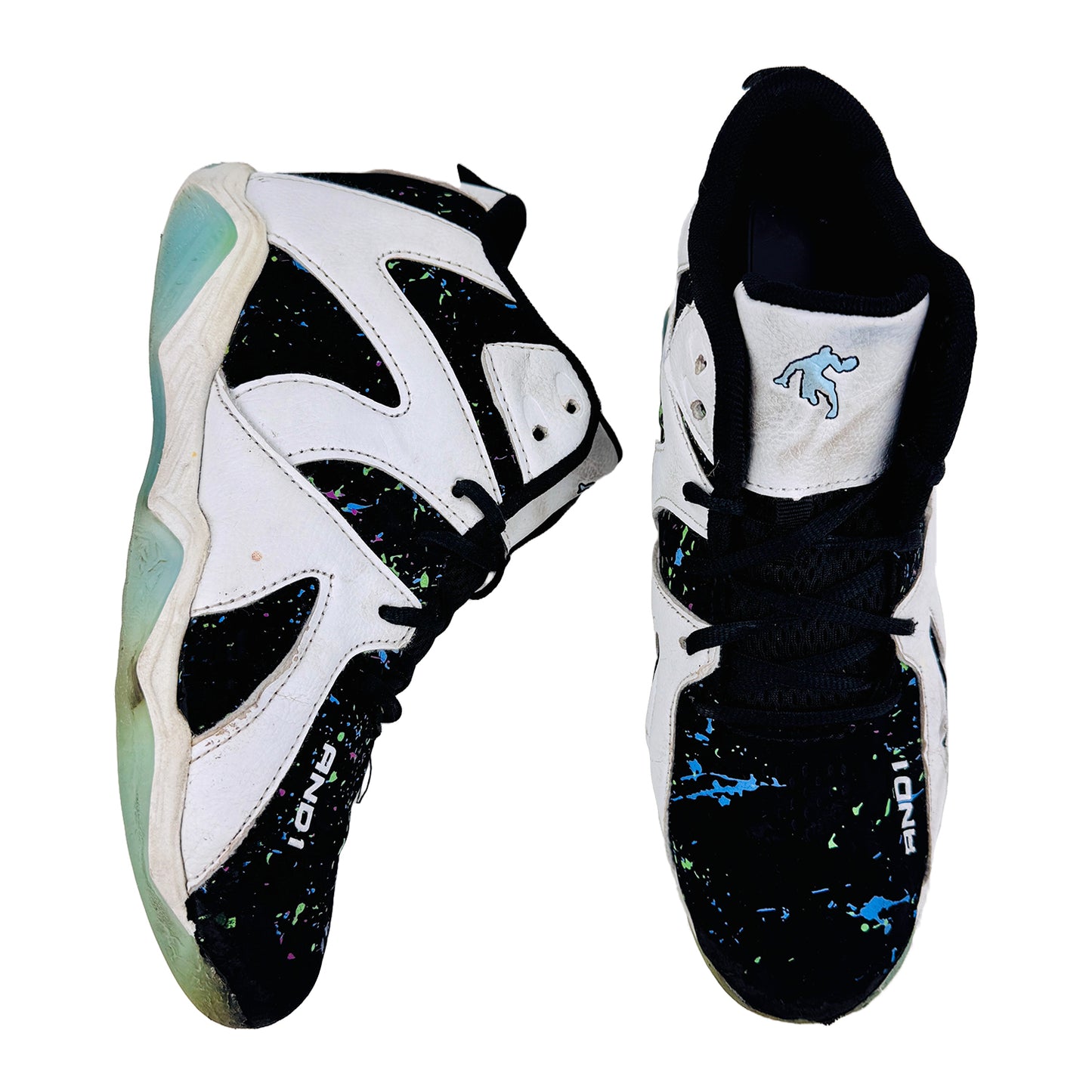 AND1 Paint Splatter Shoes (Size 38.5) - BMA141ES076