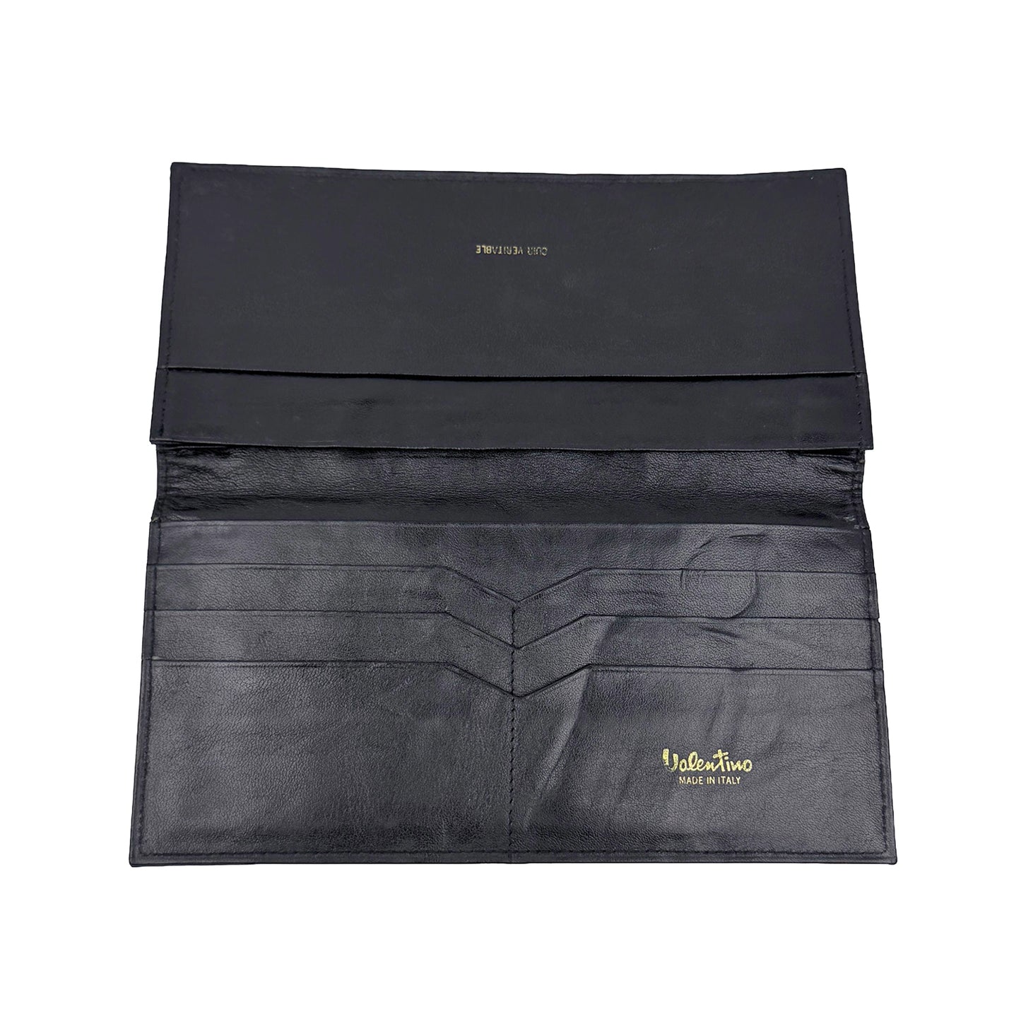 Valentino Men's Black Leather Italian Wallet