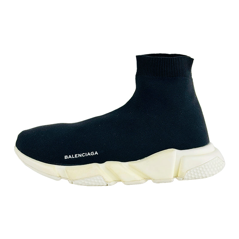 Balenciaga Men's Speed Trainer Black Shoes (Size 44/44.5)