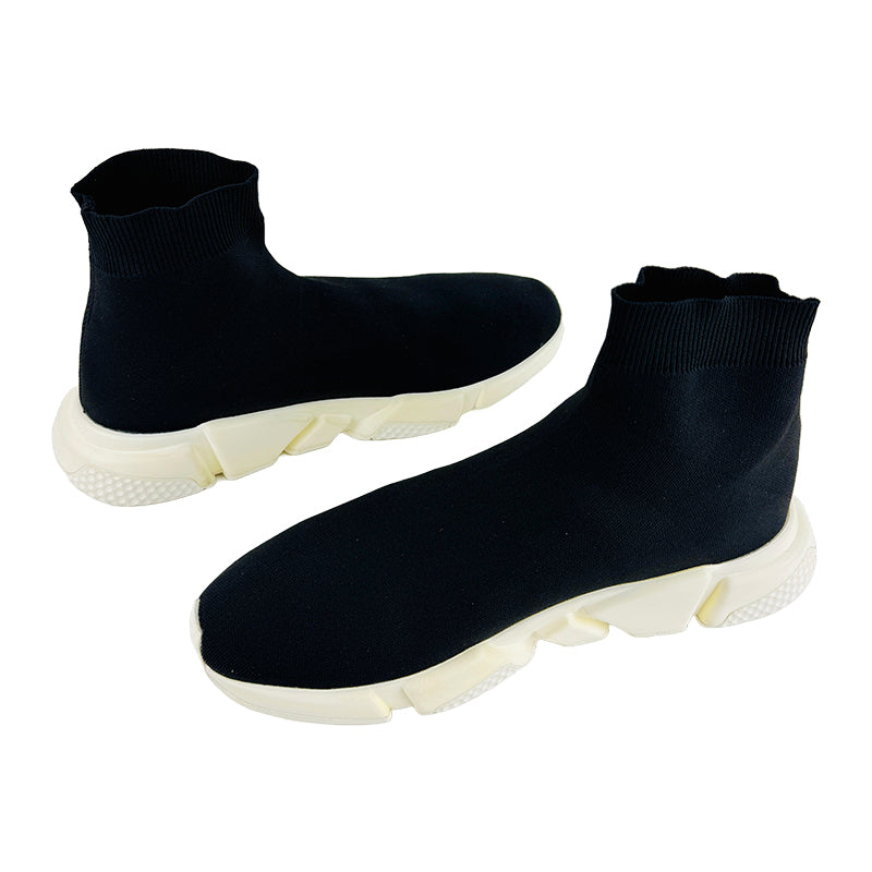 Balenciaga Men's Speed Trainer Black Shoes (Size 44/44.5)