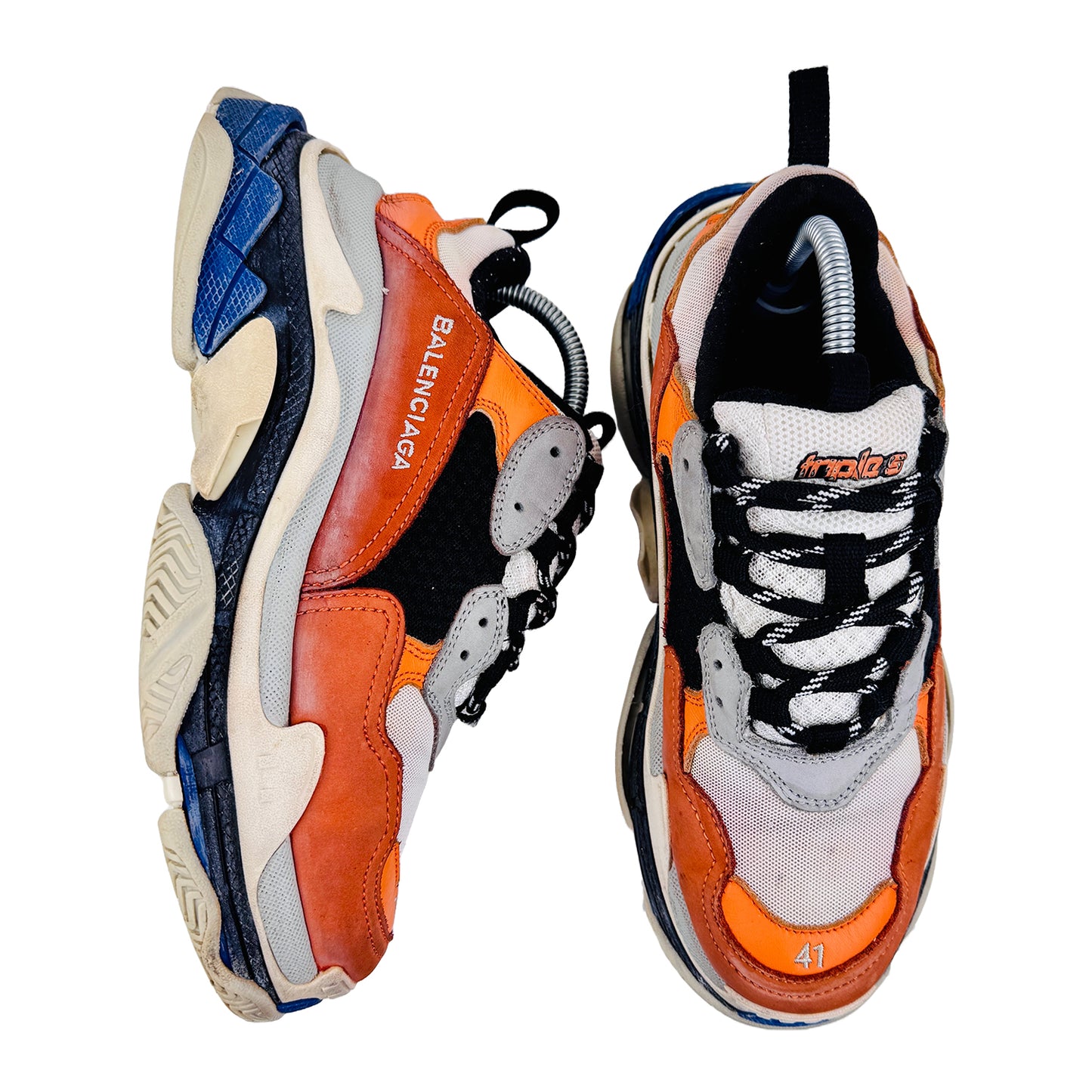 Balenciaga Men's Triple S Sneaker Shoes (Size 41/41.5)