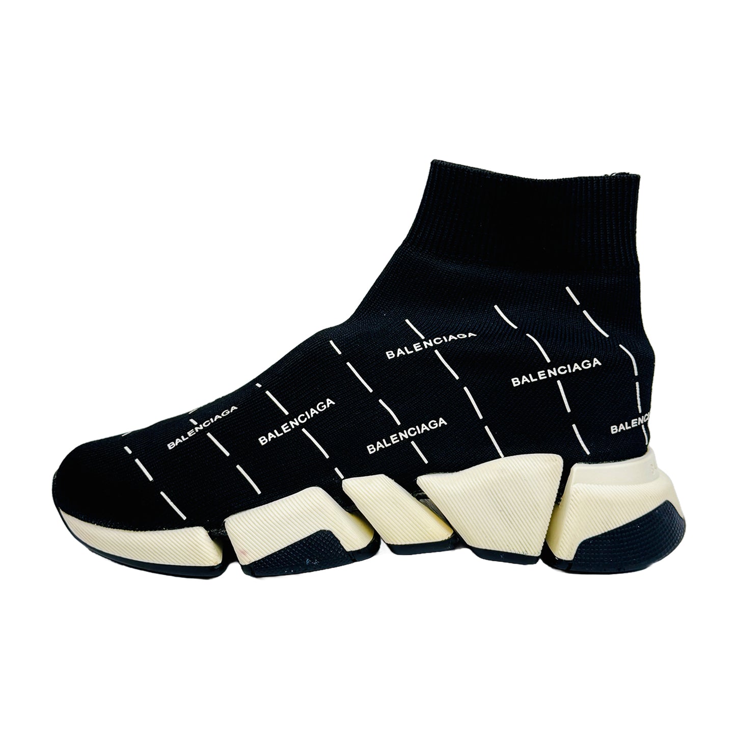 Balenciaga Speed 2.0 All Over Logo Shoes (Size 37/38) - 645421W2DBT1090
