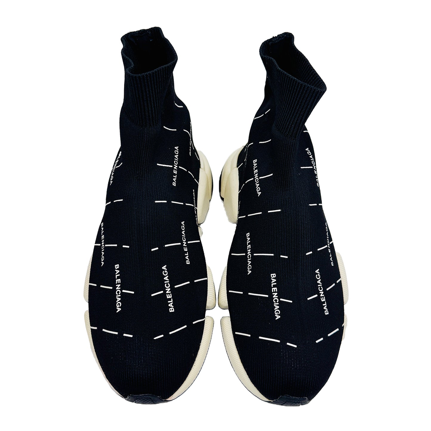 Balenciaga Speed 2.0 All Over Logo Shoes (Size 37/38) - 645421W2DBT1090