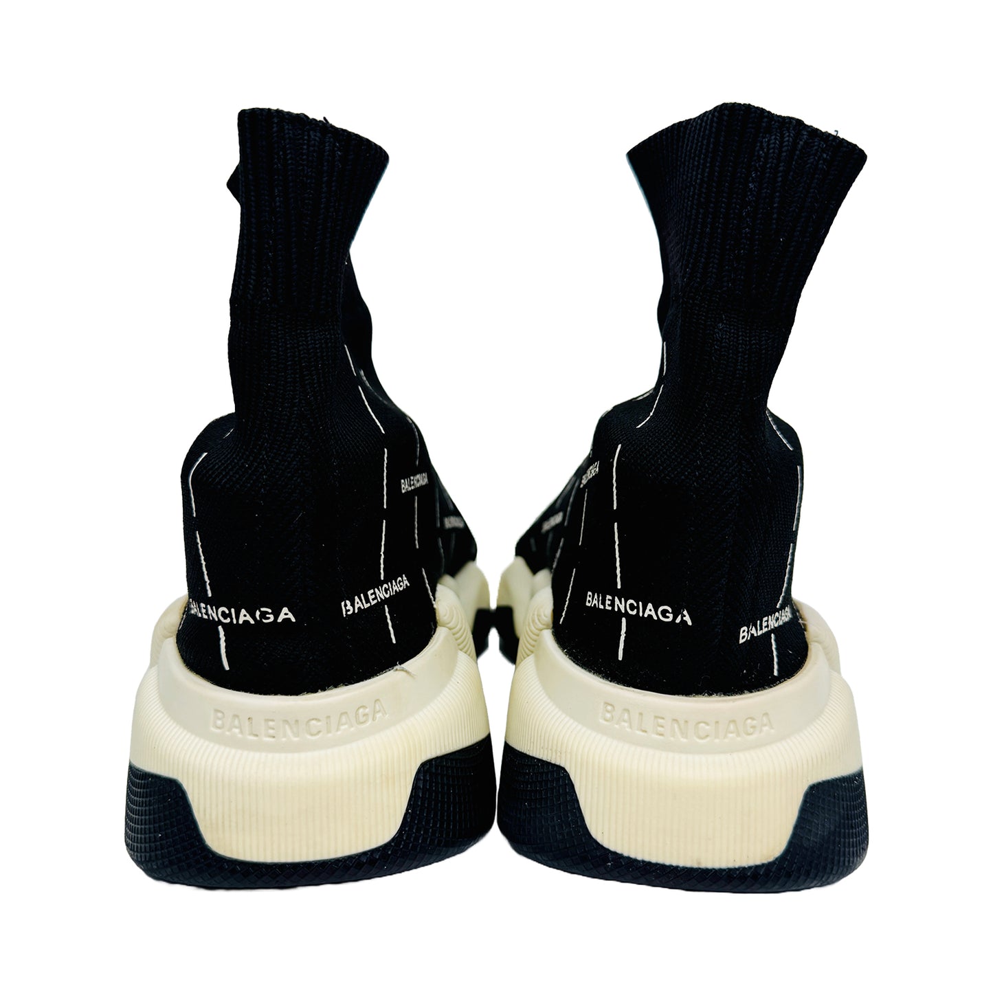 Balenciaga Speed 2.0 All Over Logo Shoes (Size 37/38) - 645421W2DBT1090