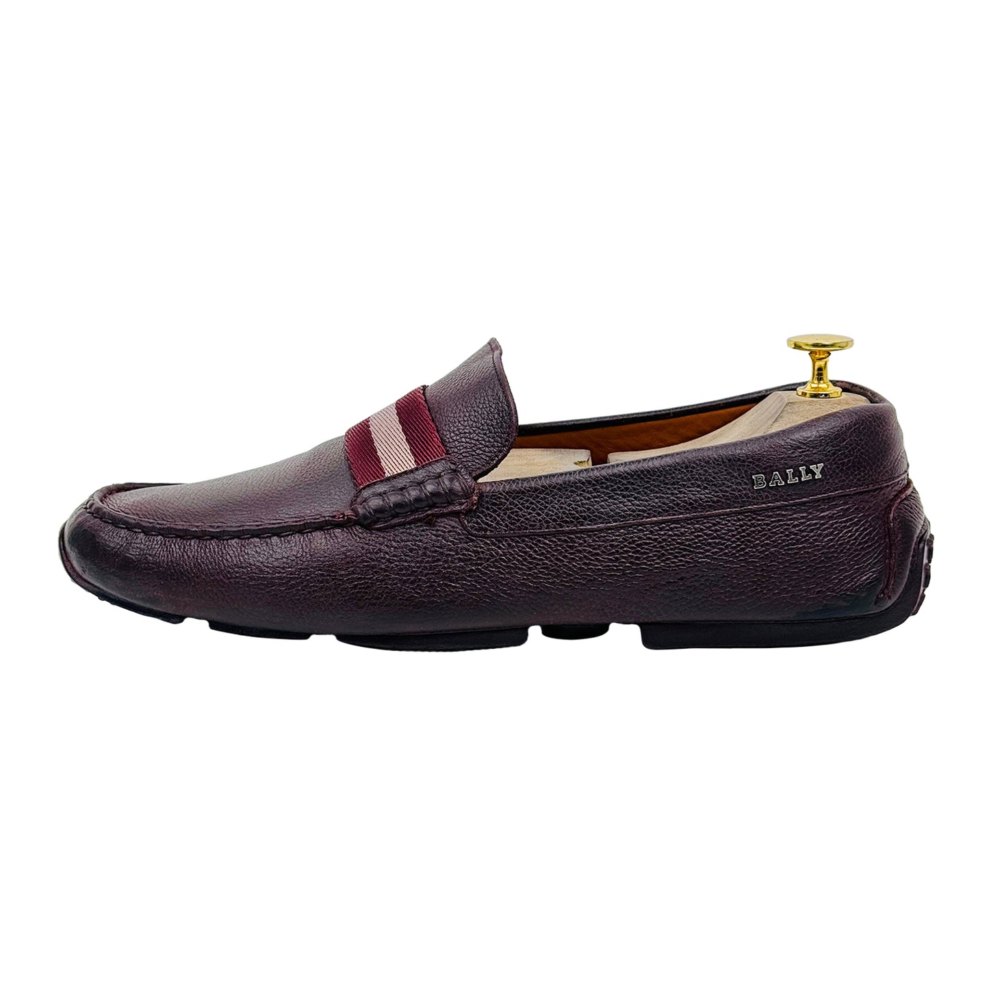 Bally Men's Brown Driving Loafer Shoes (Size 42.5)