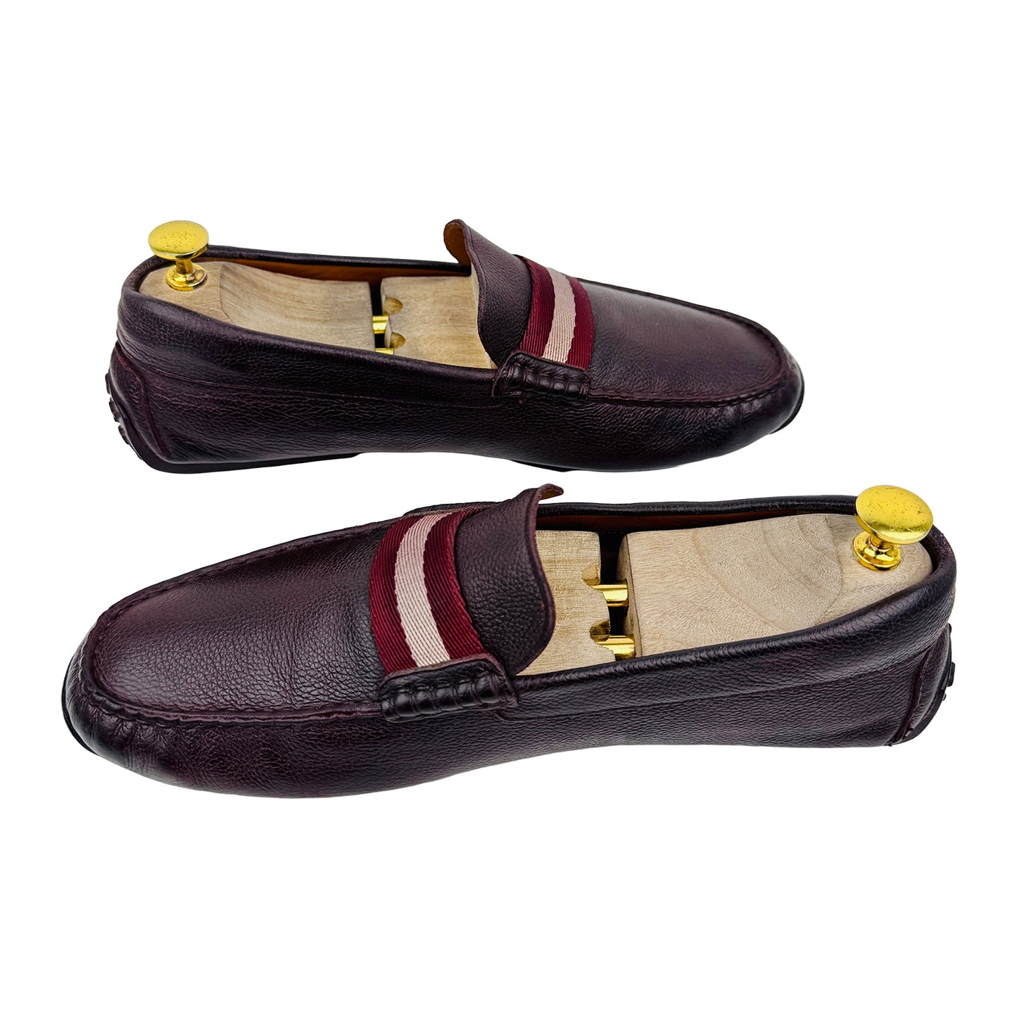 Bally Men's Brown Driving Loafer Shoes (Size 42.5)
