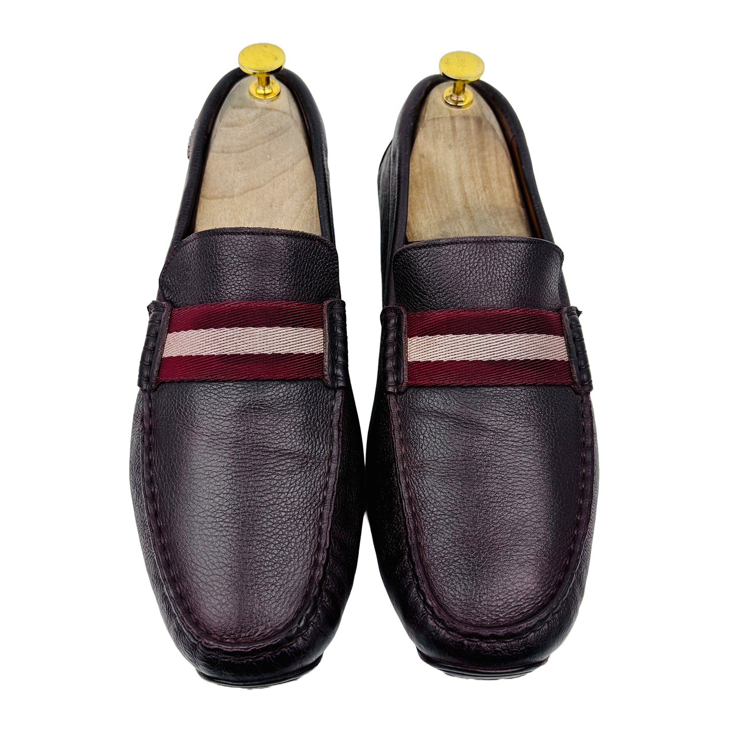 Bally Men's Brown Driving Loafer Shoes (Size 42.5)