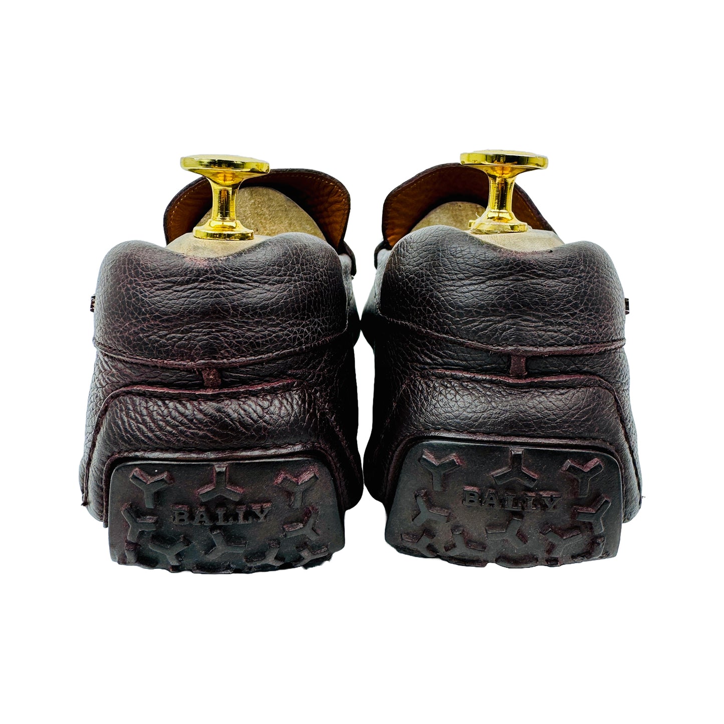 Bally Men's Brown Driving Loafer Shoes (Size 42.5)