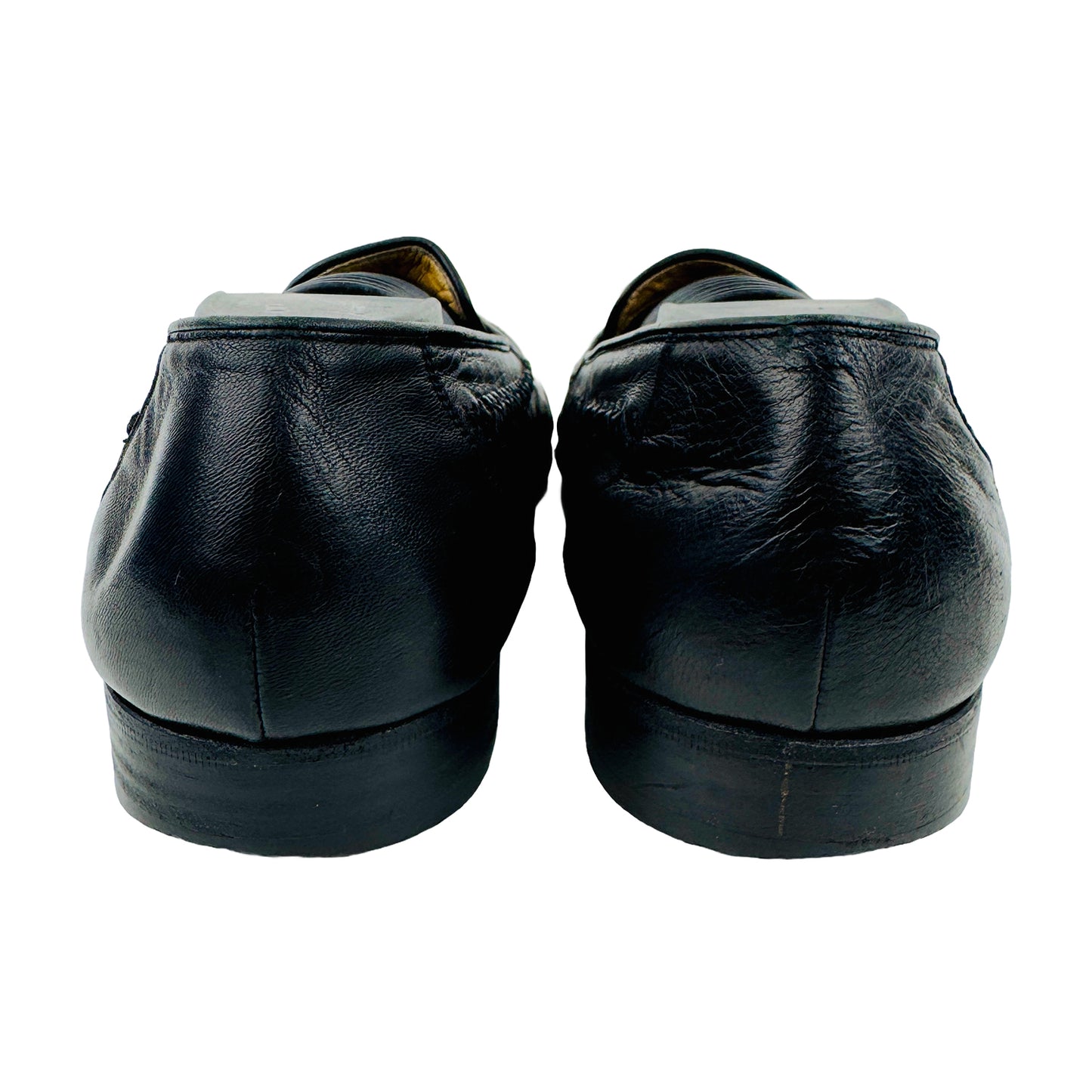 Bally Men's Tessel Black Leather Loafer Shoes (Size 42/42.5)