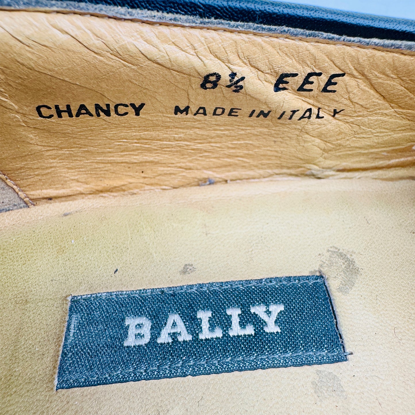 Bally Men's Tessel Black Leather Loafer Shoes (Size 42/42.5)