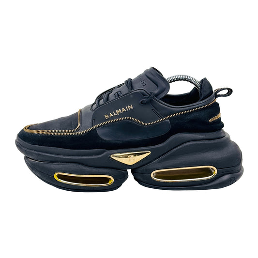 Balmain B-Bold Low-Top Black Sneaker Shoes (Size 42.5/43)