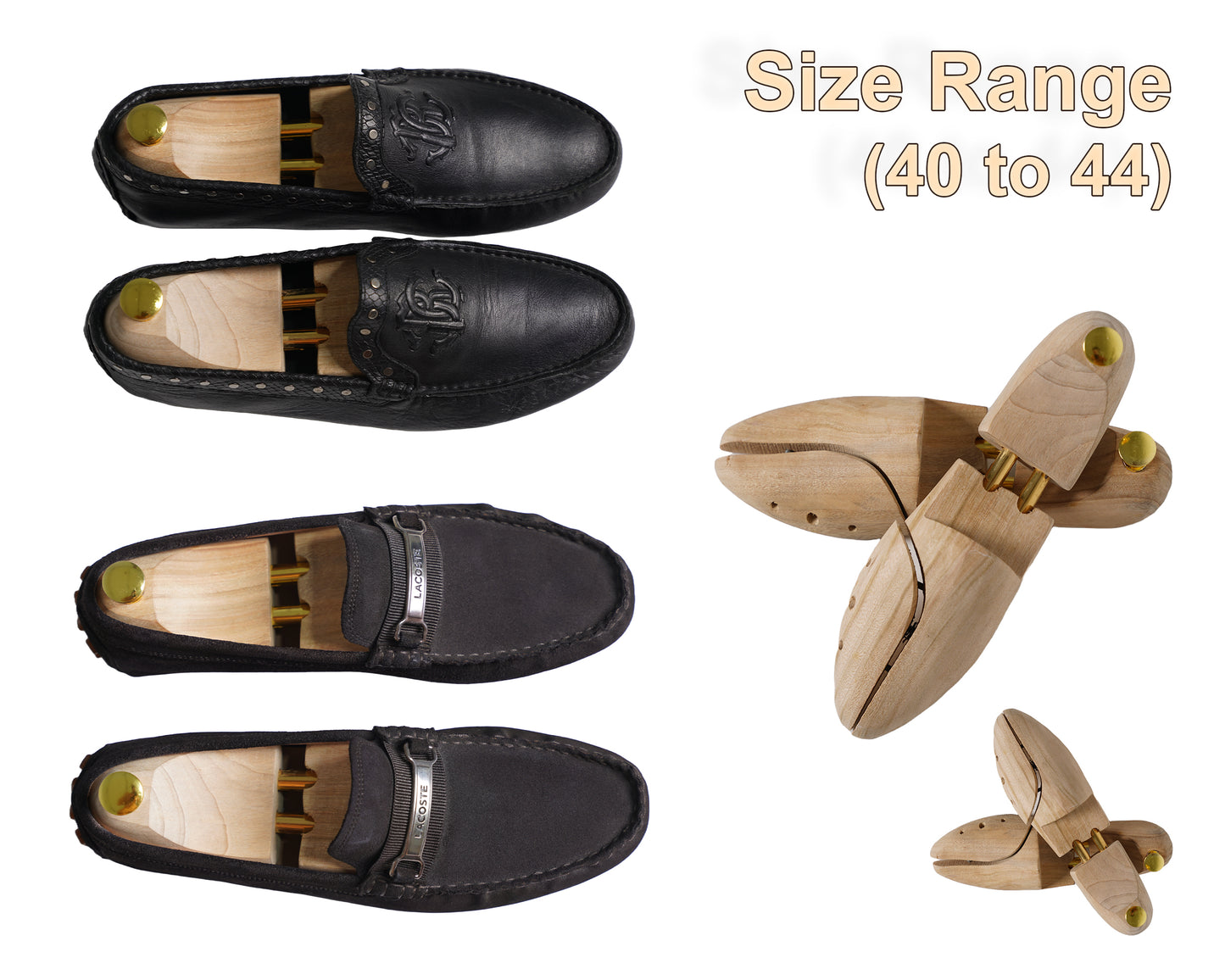 Wooden/Cedar Shoe Trees Size Range