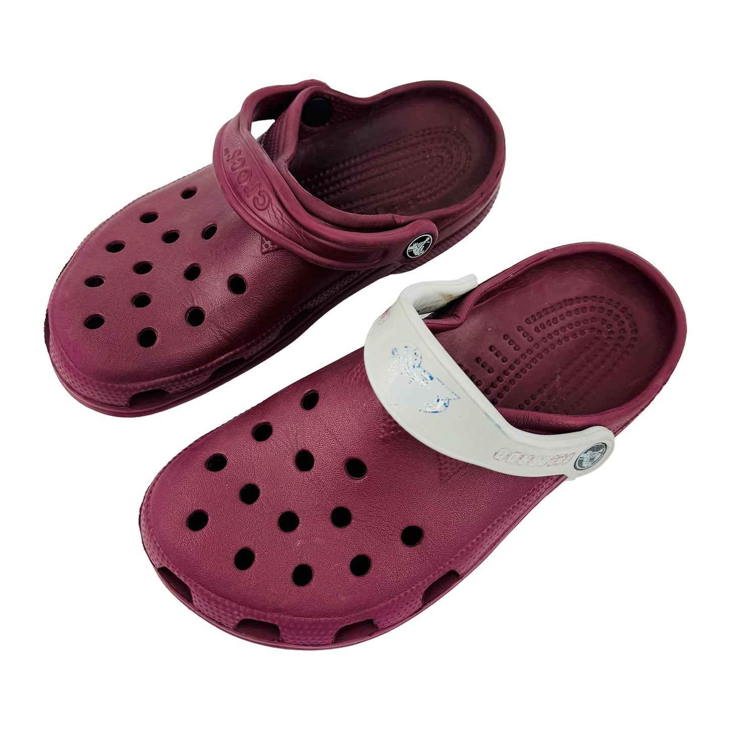 Crocs Women's Classic Maroon Slides (Size 36/37)