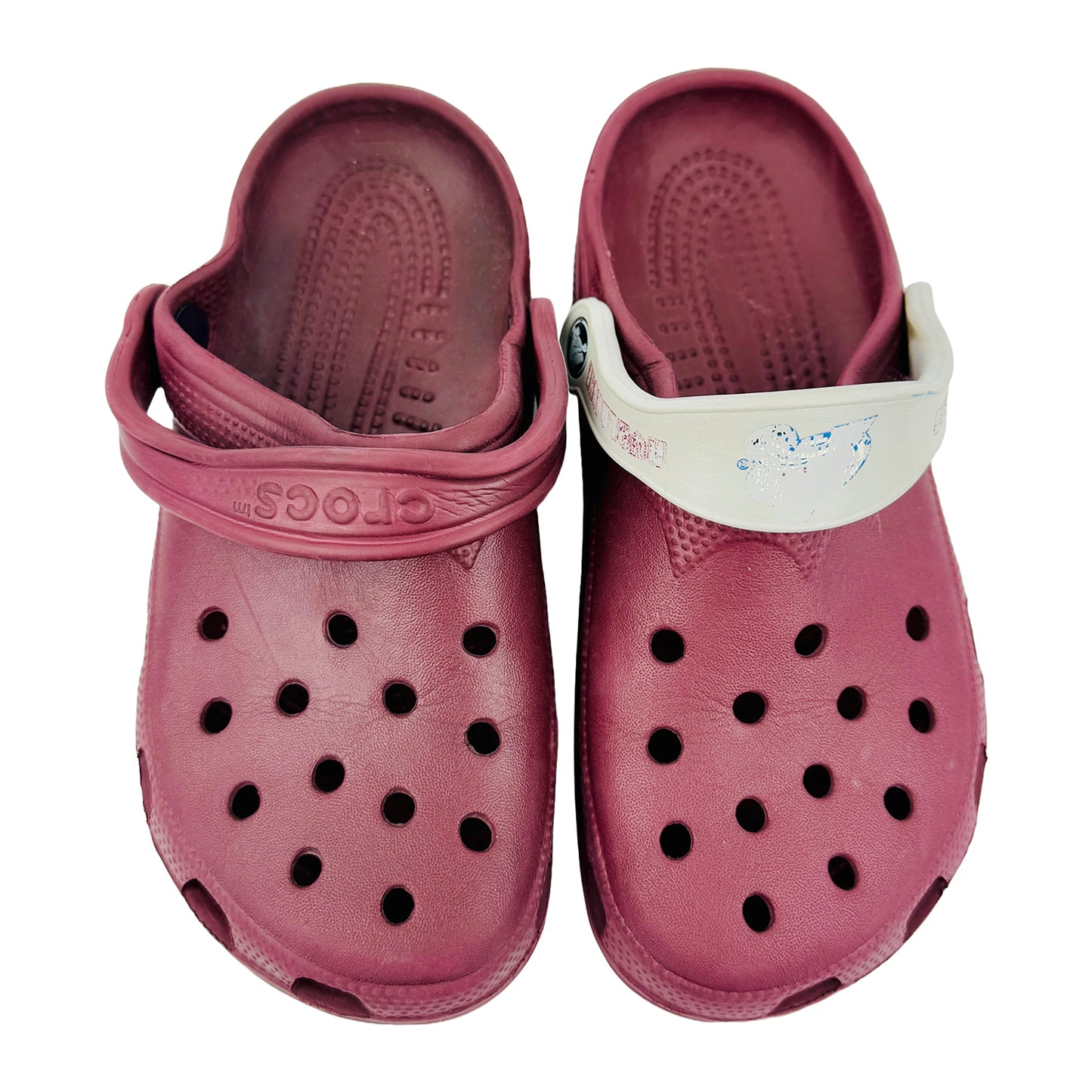 Crocs Women's Classic Maroon Slides (Size 36/37)