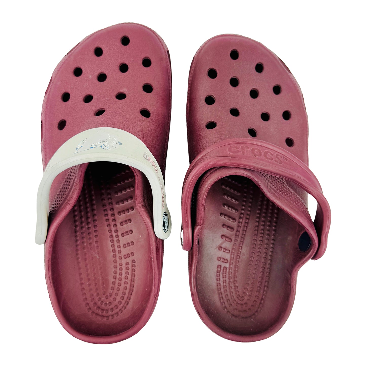 Crocs Women's Classic Maroon Slides (Size 36/37)