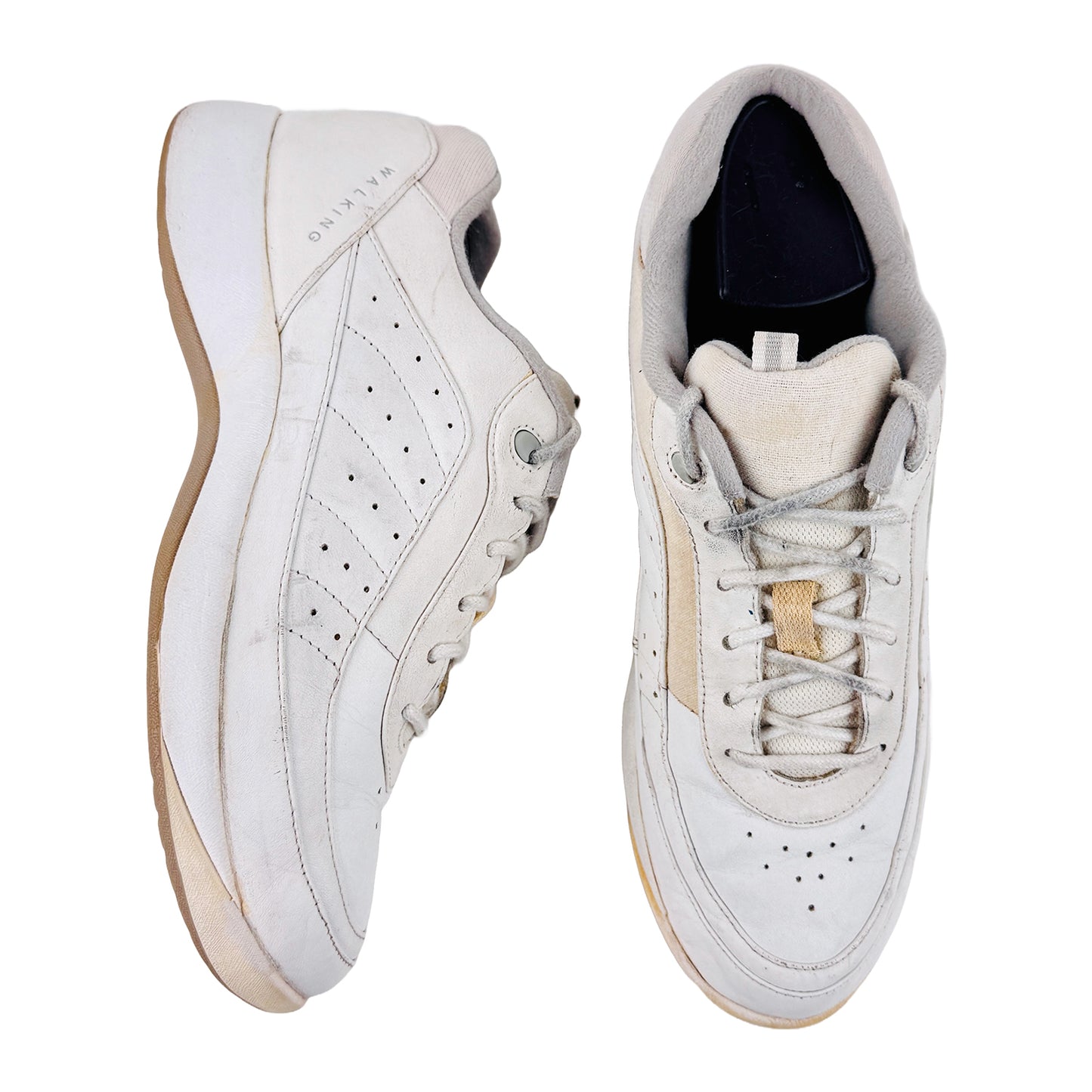 Easy Spirit Men's White Walking Sneaker Shoes (Size 41)