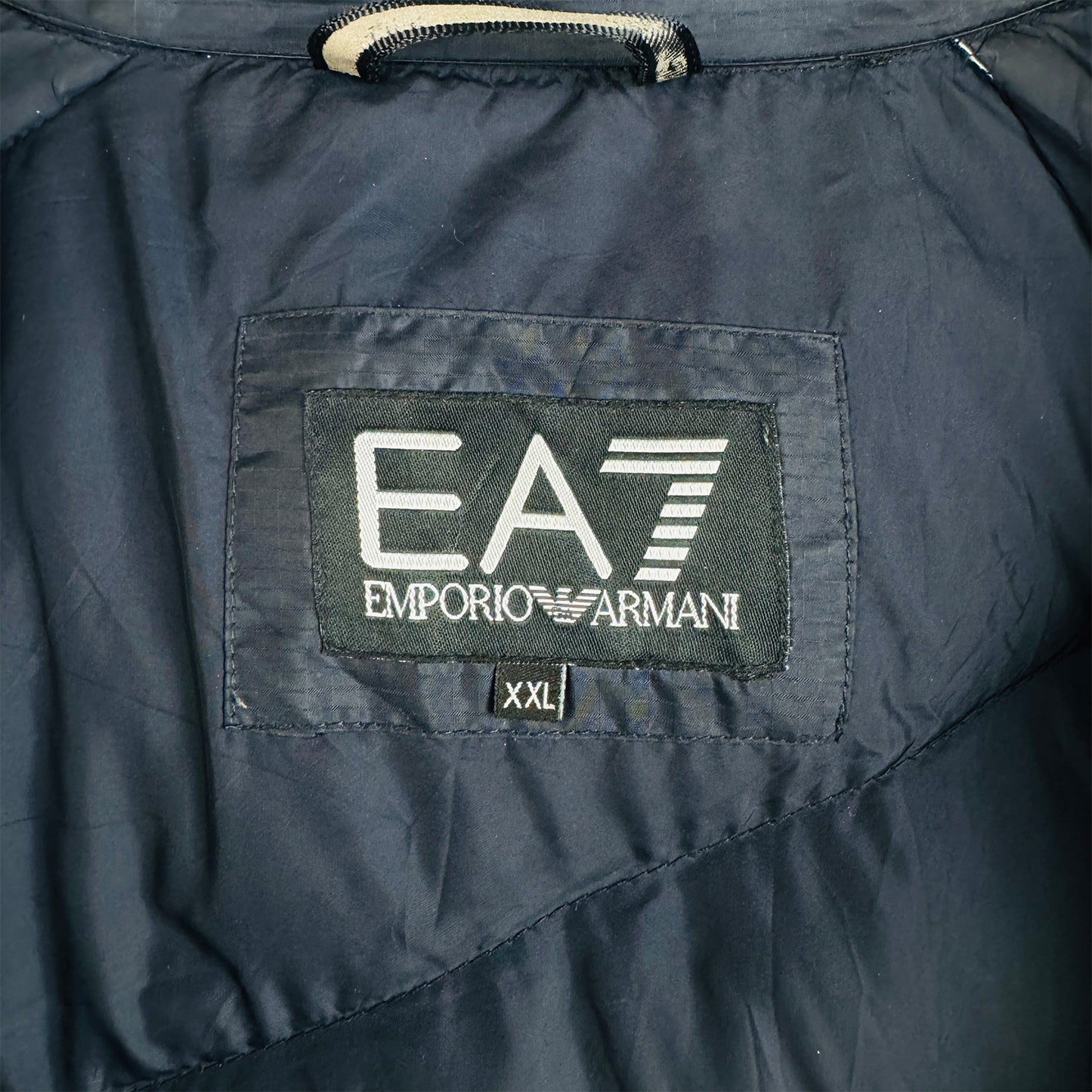 Emporio Armani Men's EA7 Night Blue Down Jacket (Size XXL)