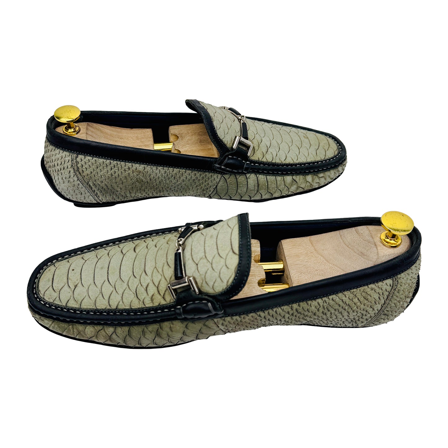 Ermenegildo Zegna Woven Leather Loafer Shoes (Size 43/43.5)