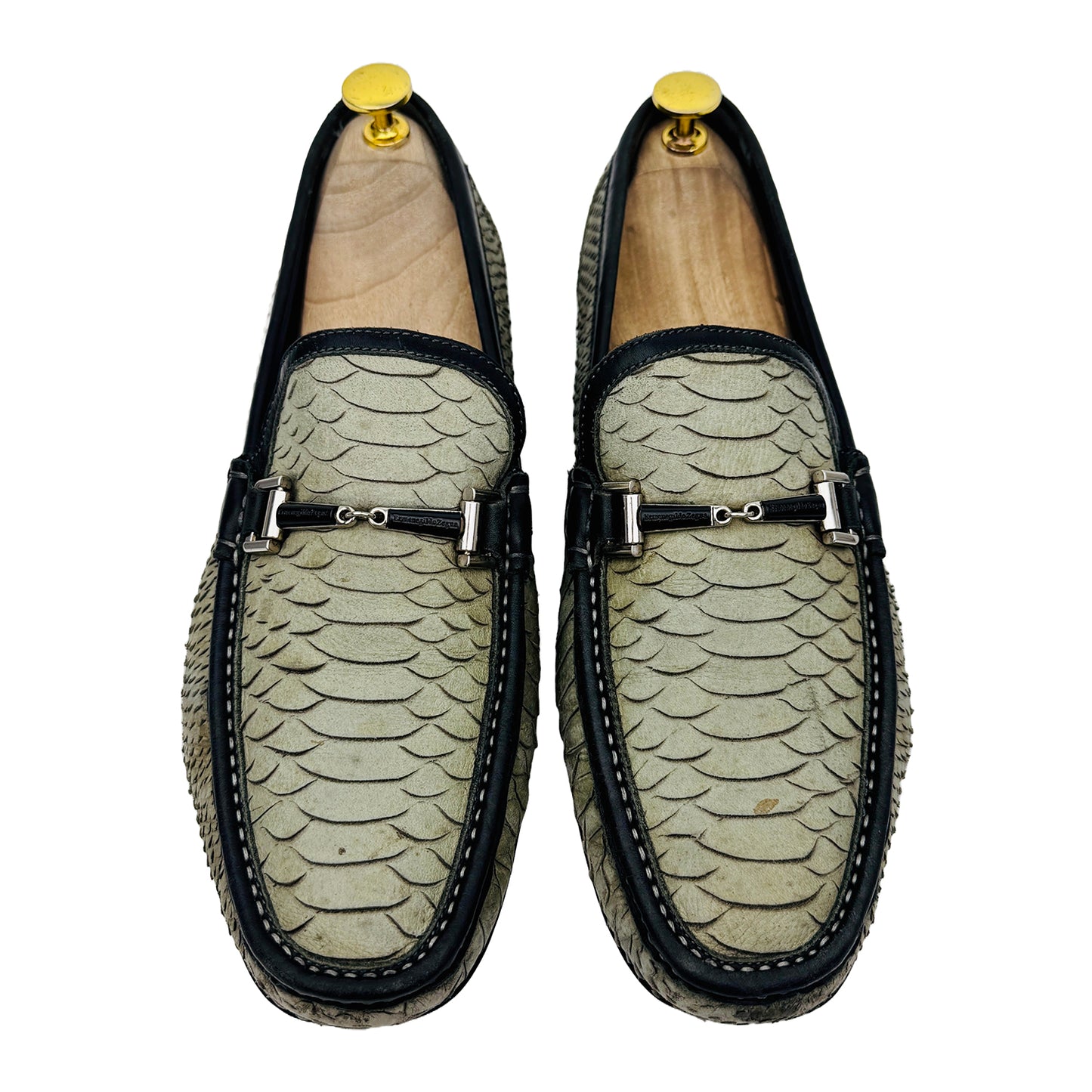 Ermenegildo Zegna Woven Leather Loafer Shoes (Size 43/43.5)