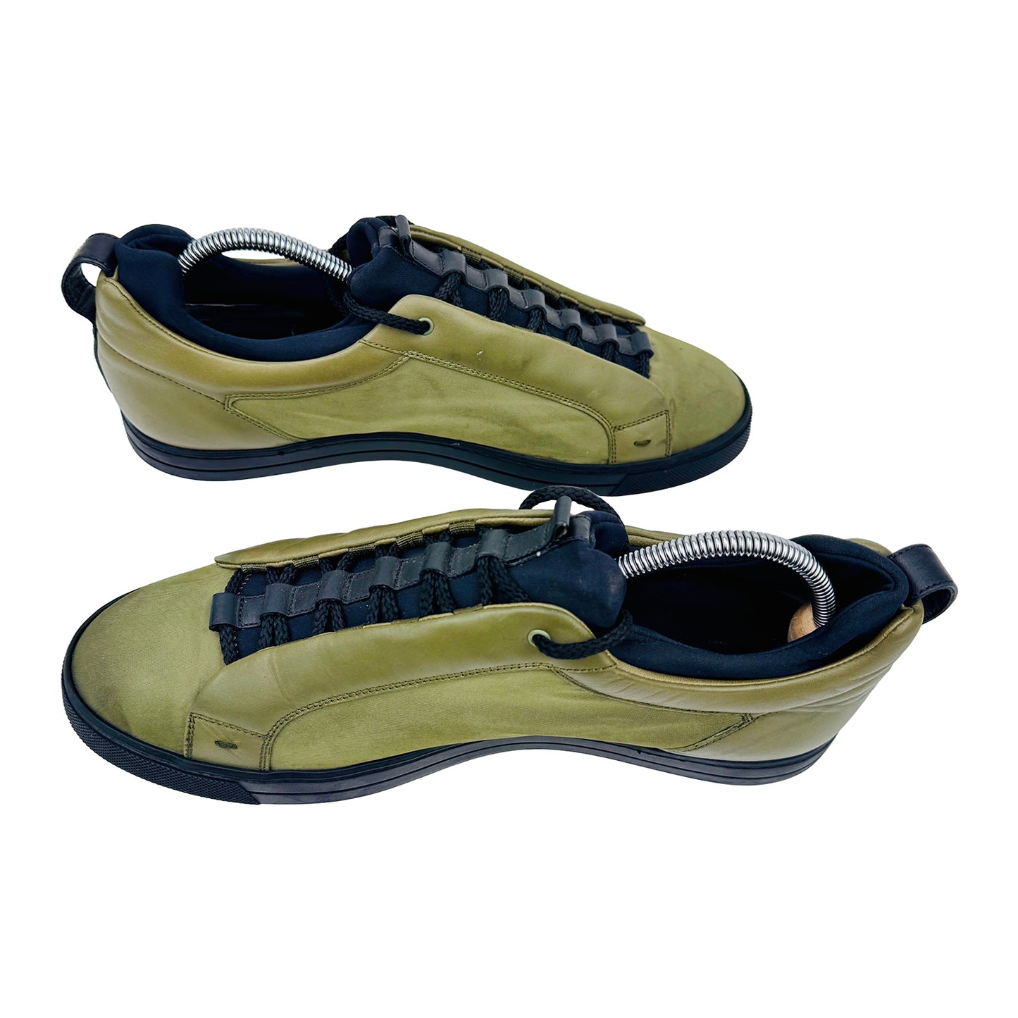 Fendi Buggies Applique Green Sneakers (Size 43) - 7E1021