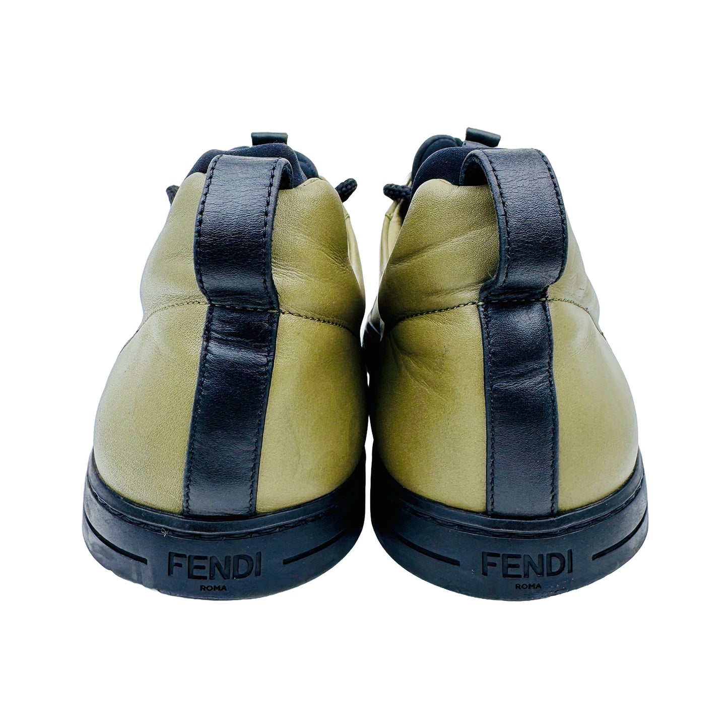 Fendi Buggies Applique Green Sneakers (Size 43) - 7E1021