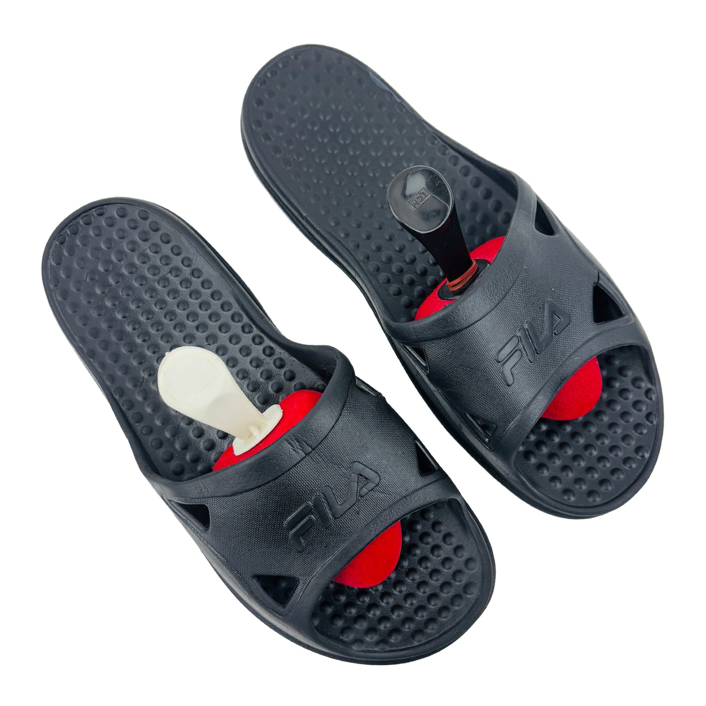 Fila Men's Black Casual Wear Slides (Size 44/44.5)