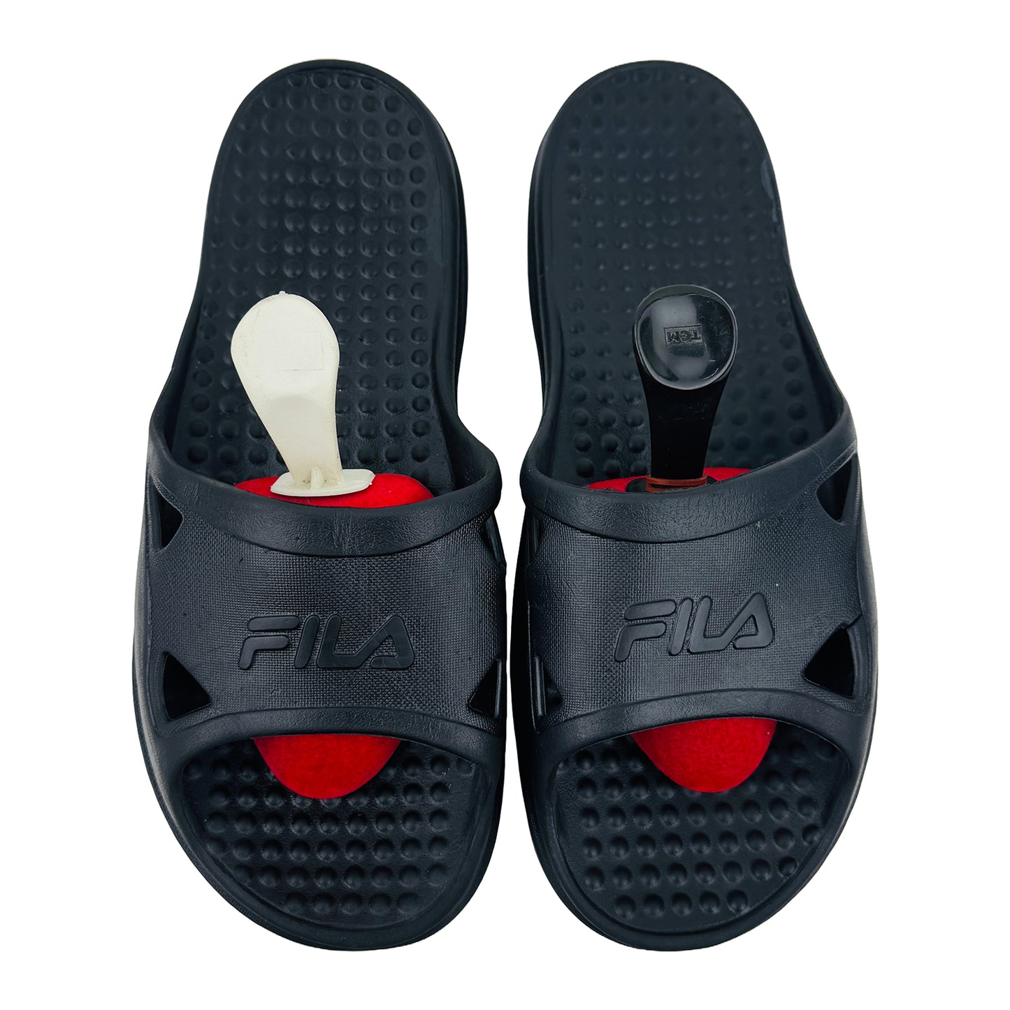 Fila Men's Black Casual Wear Slides (Size 44/44.5)