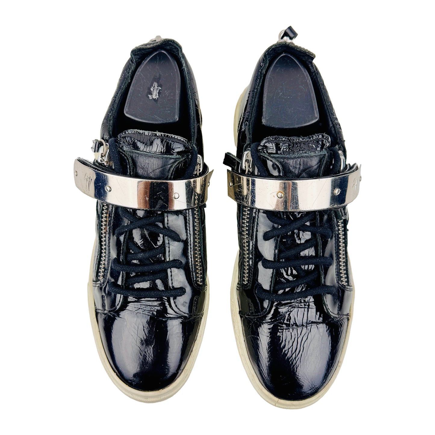 Giuseppe Zanotti Coby Low Ankle Buckle Lace up Shoes (Size 40)