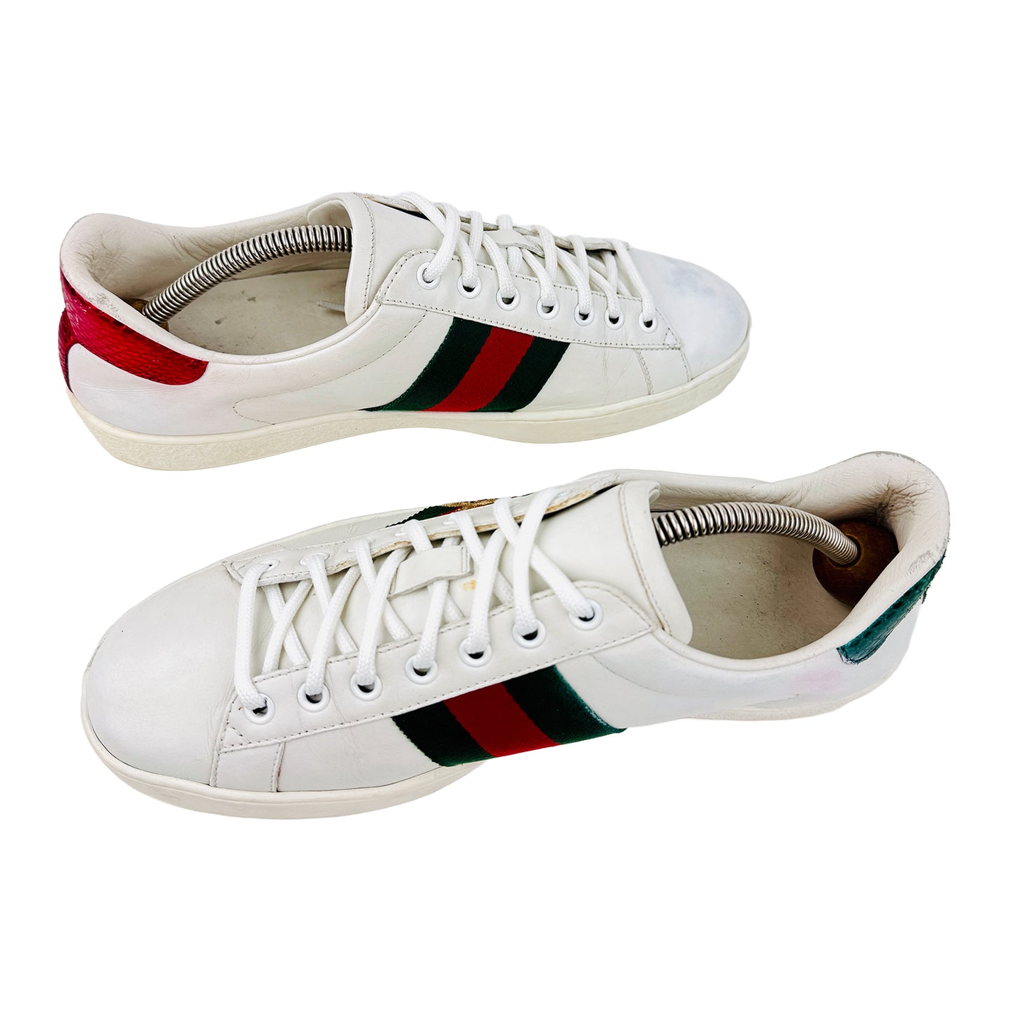 Gucci Ace Embroidered Bee Shoes (Size 41.5/42) - 429446 02JP0 9064