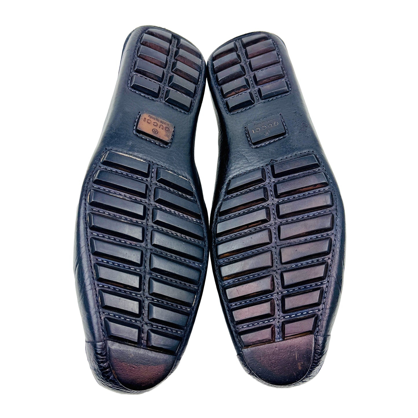 Gucci Bamboo Horsebit Black Loafers (Size 43/43.5)