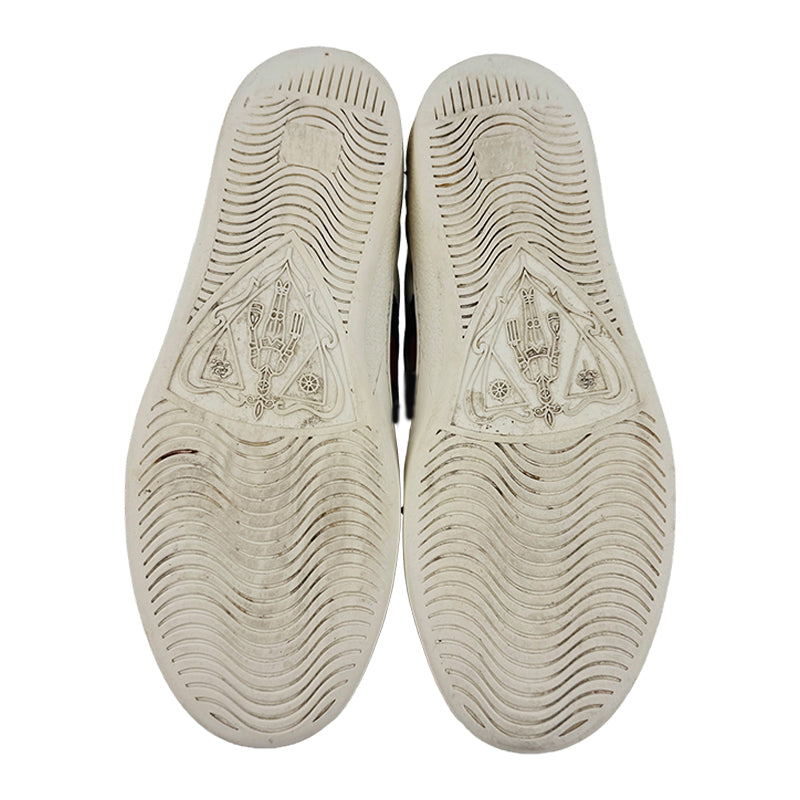 Gucci Men's Ace With Embroidered Bee Shoes (Size 42/42.5) - 429446 02JP0 9064