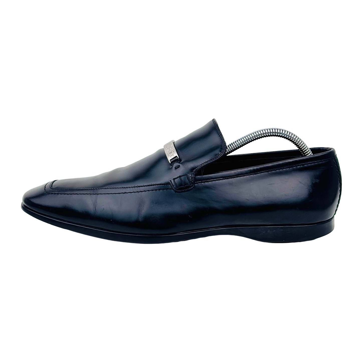 Gucci Men's Black Leather Loafers (Size 43.5/44)