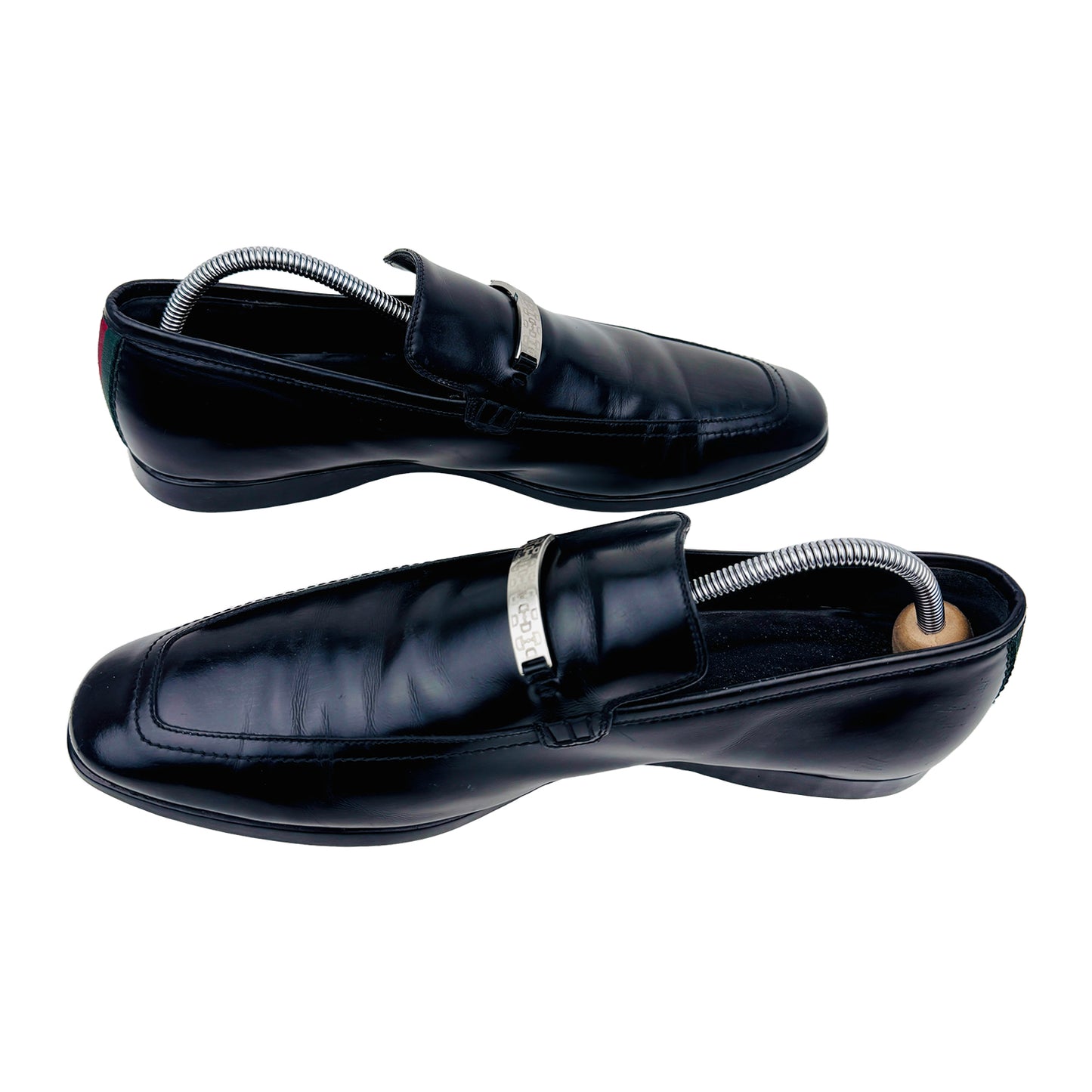Gucci Men's Black Leather Loafers (Size 43.5/44)