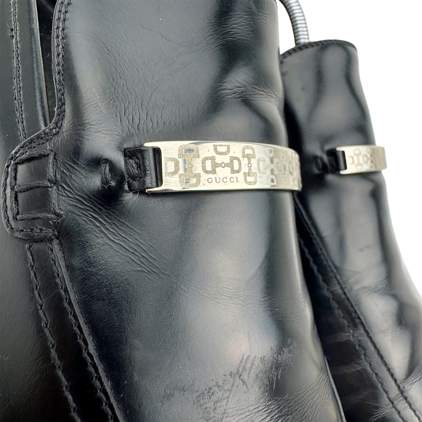 Gucci Men's Black Leather Loafers (Size 43.5/44)