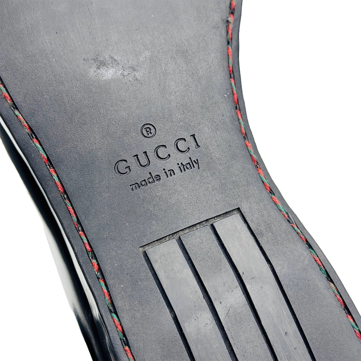 Gucci Men's Black Leather Loafers (Size 43.5/44)