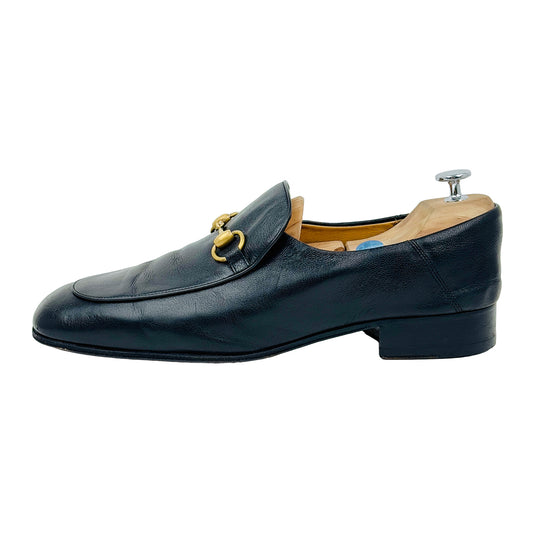 Gucci Men's Horsebit Black Loafers (Size 45) - 570894