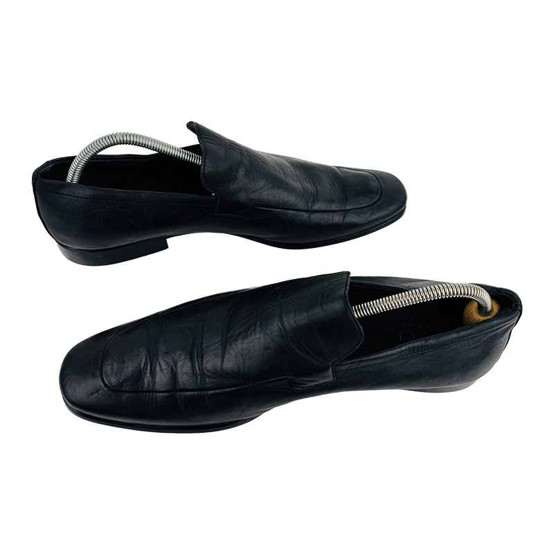 Gucci Men's Leather Black Loafer Shoes (Size 45.5/46)