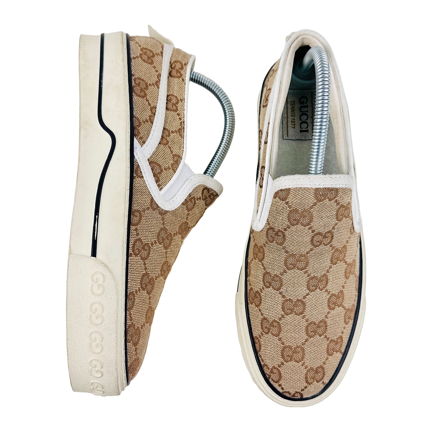 Gucci Men's Tennis 1977 Slip On Shoes (Size 39.5/40) - ‎643489 2HK30 9761