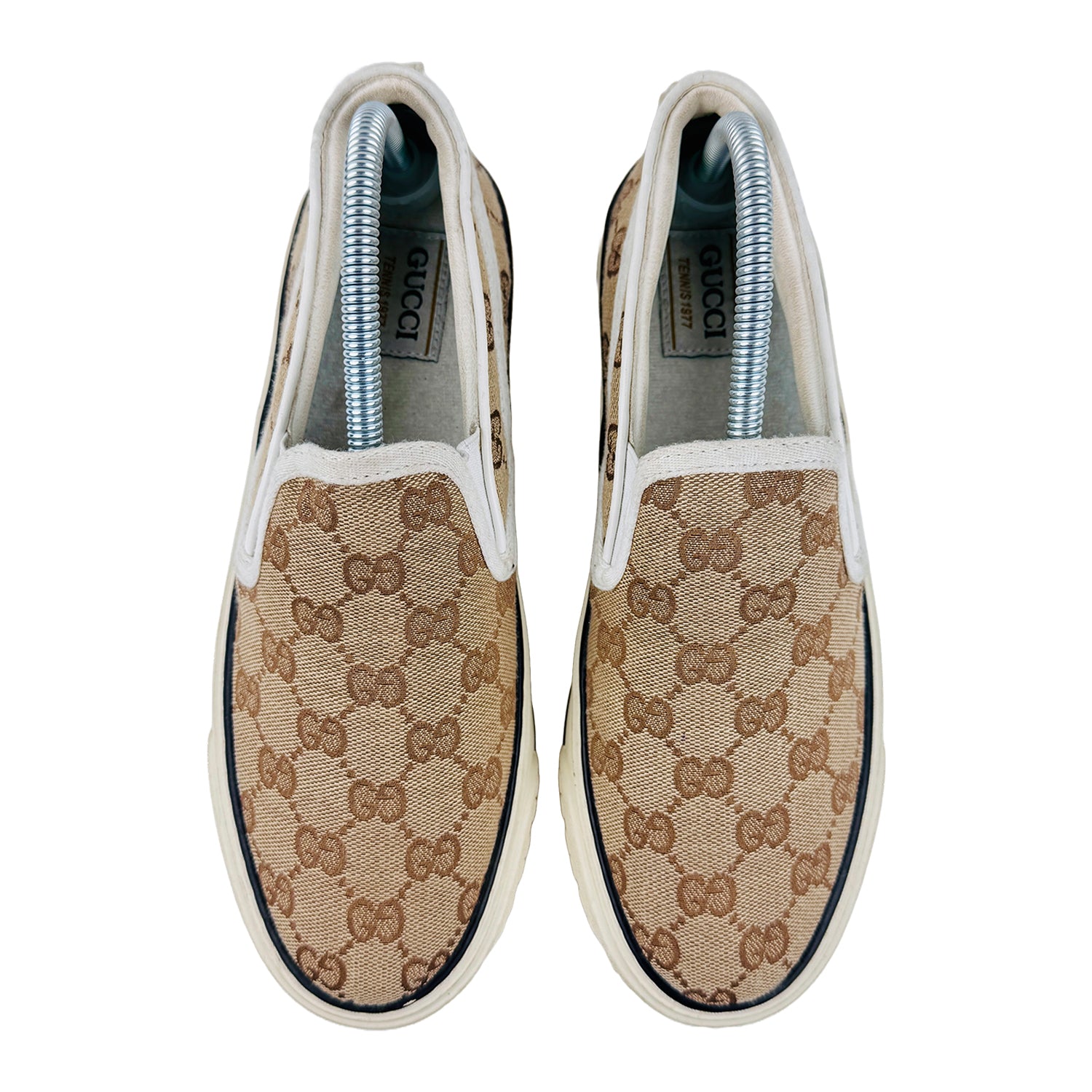 Gucci Men's Tennis 1977 Slip On Shoes (Size 643489