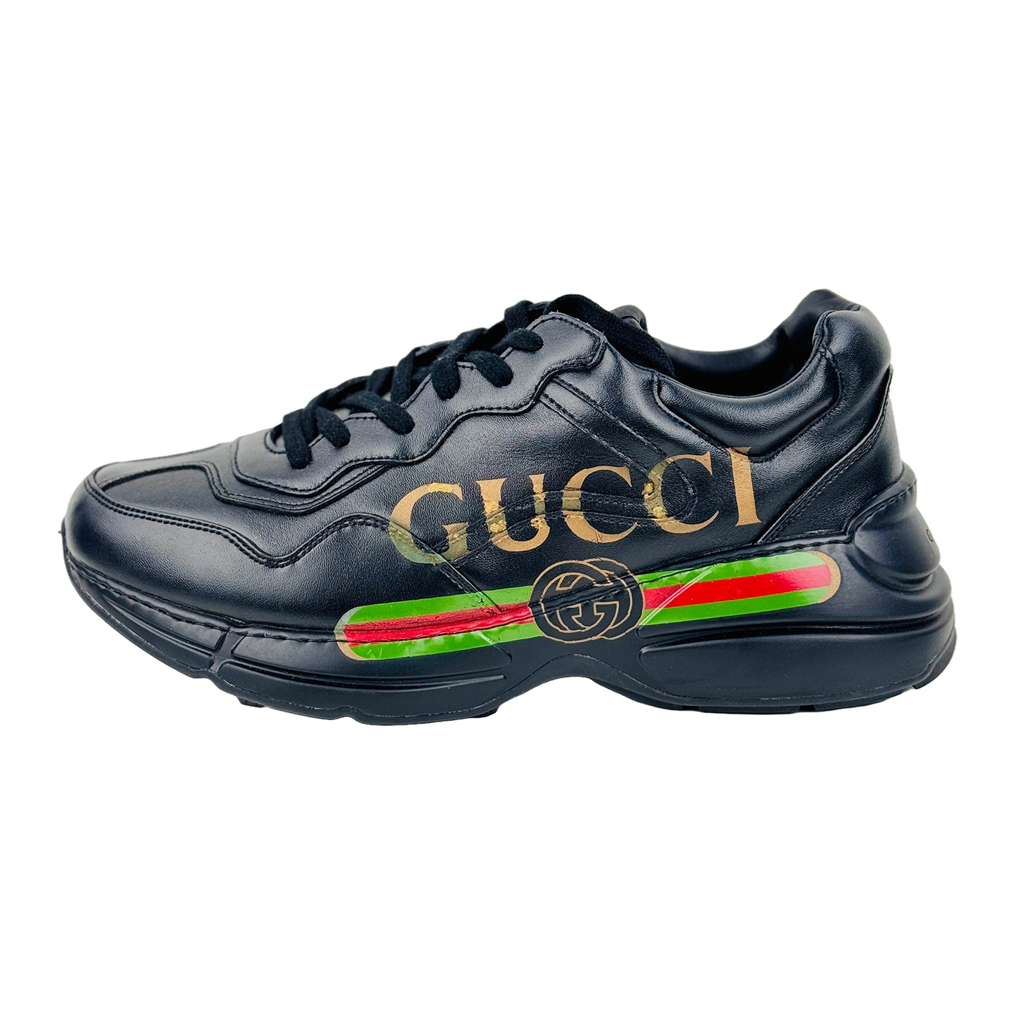 Gucci Rhyton Iridescent Logo Shoes (Size 44/44.5) - 498916 10 038