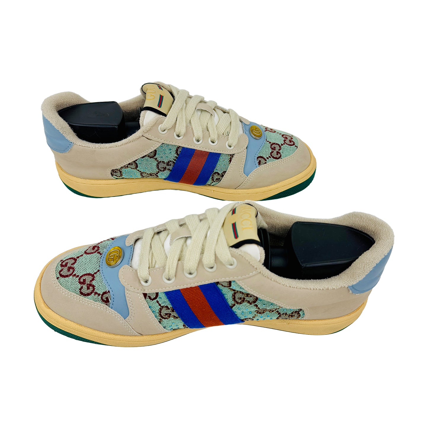 Gucci Screener With Crystals Sneakers (Size 42)